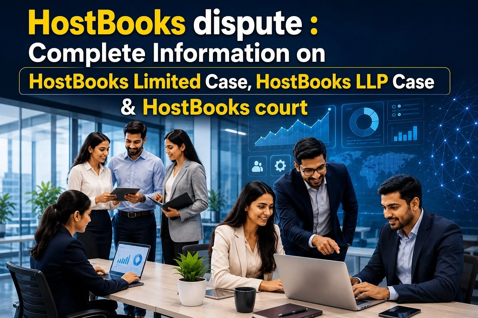 HostBooks dispute : Complete Information on HostBooks Limited Case, HostBooks LLP Case & HostBooks court