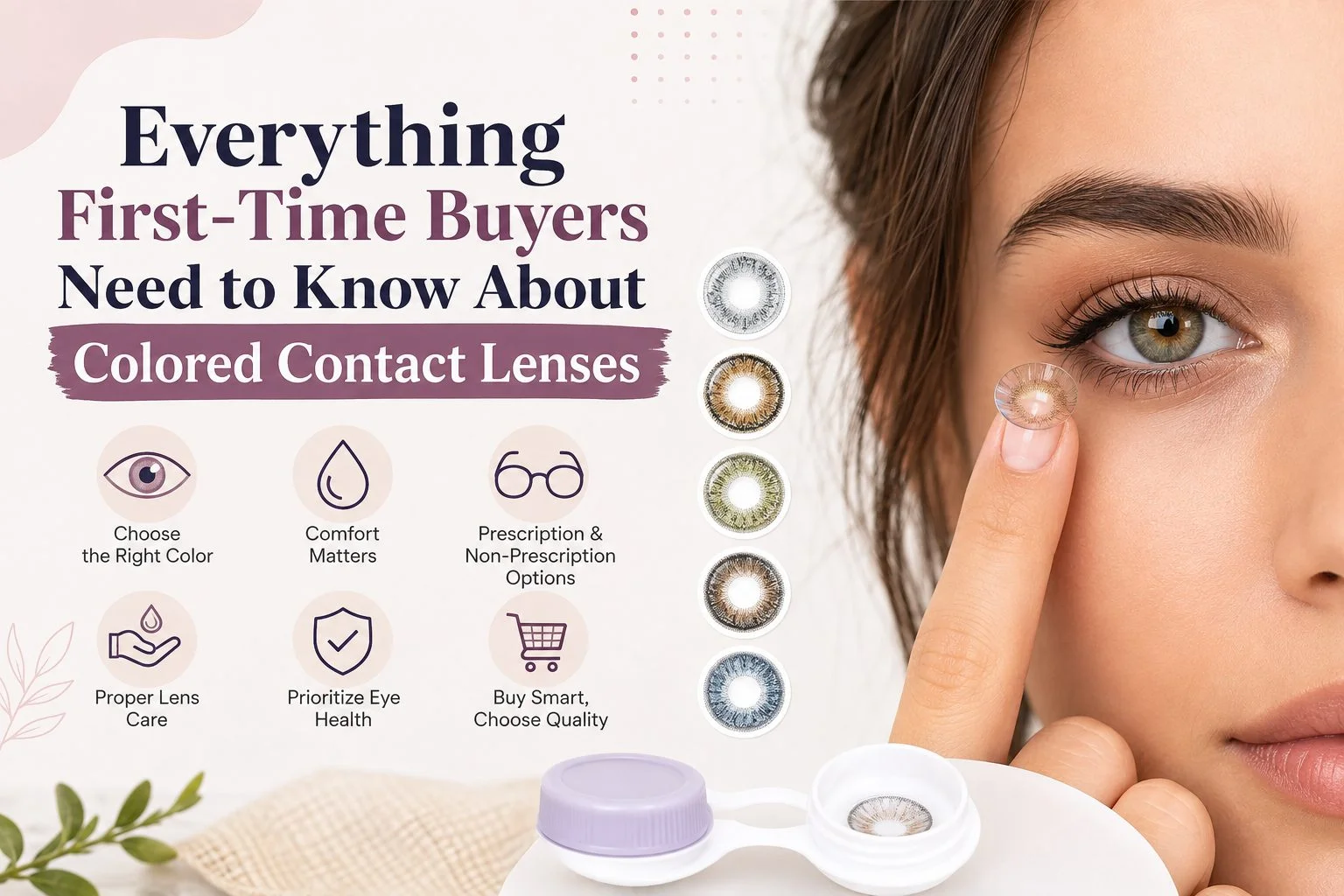 Everything First-Time Buyers Need to Know About Colored Contact Lenses