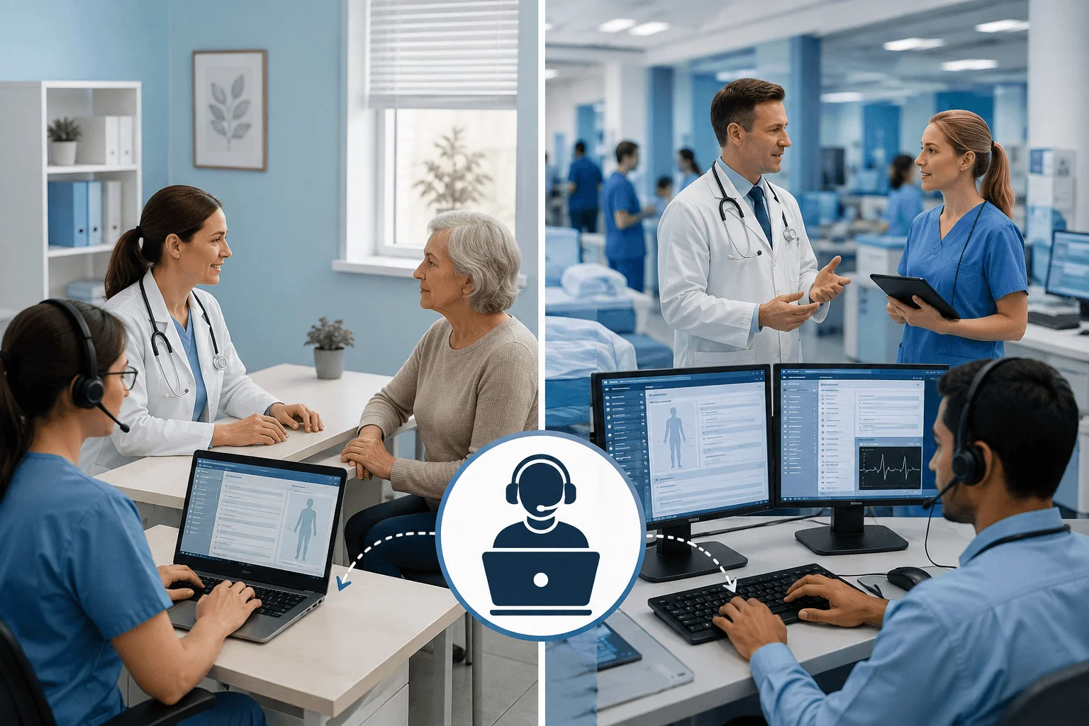 Medical Scribing Services for Small vs. Large Healthcare Practices