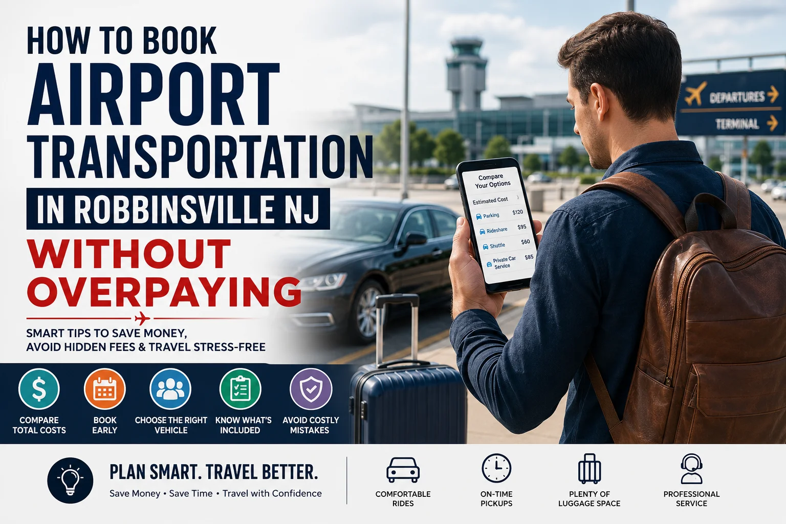 How to Book Airport Transportation in Robbinsville NJ Without Overpaying