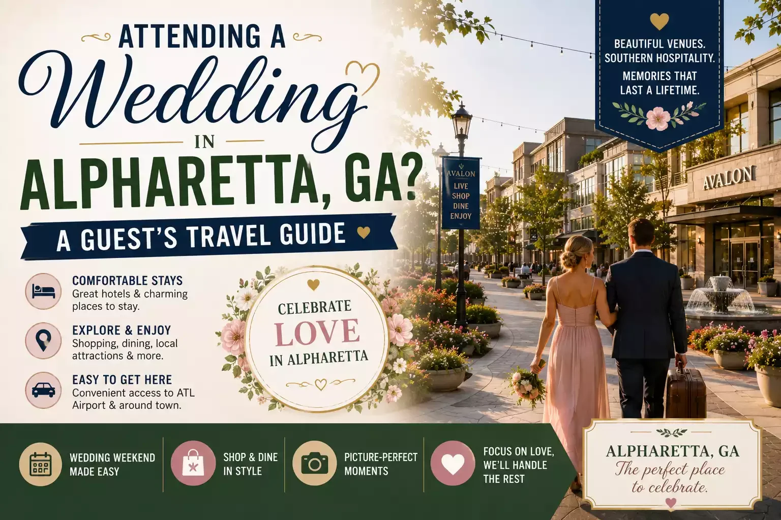 Attending a Wedding in Alpharetta, GA? A Guest's Travel Guide