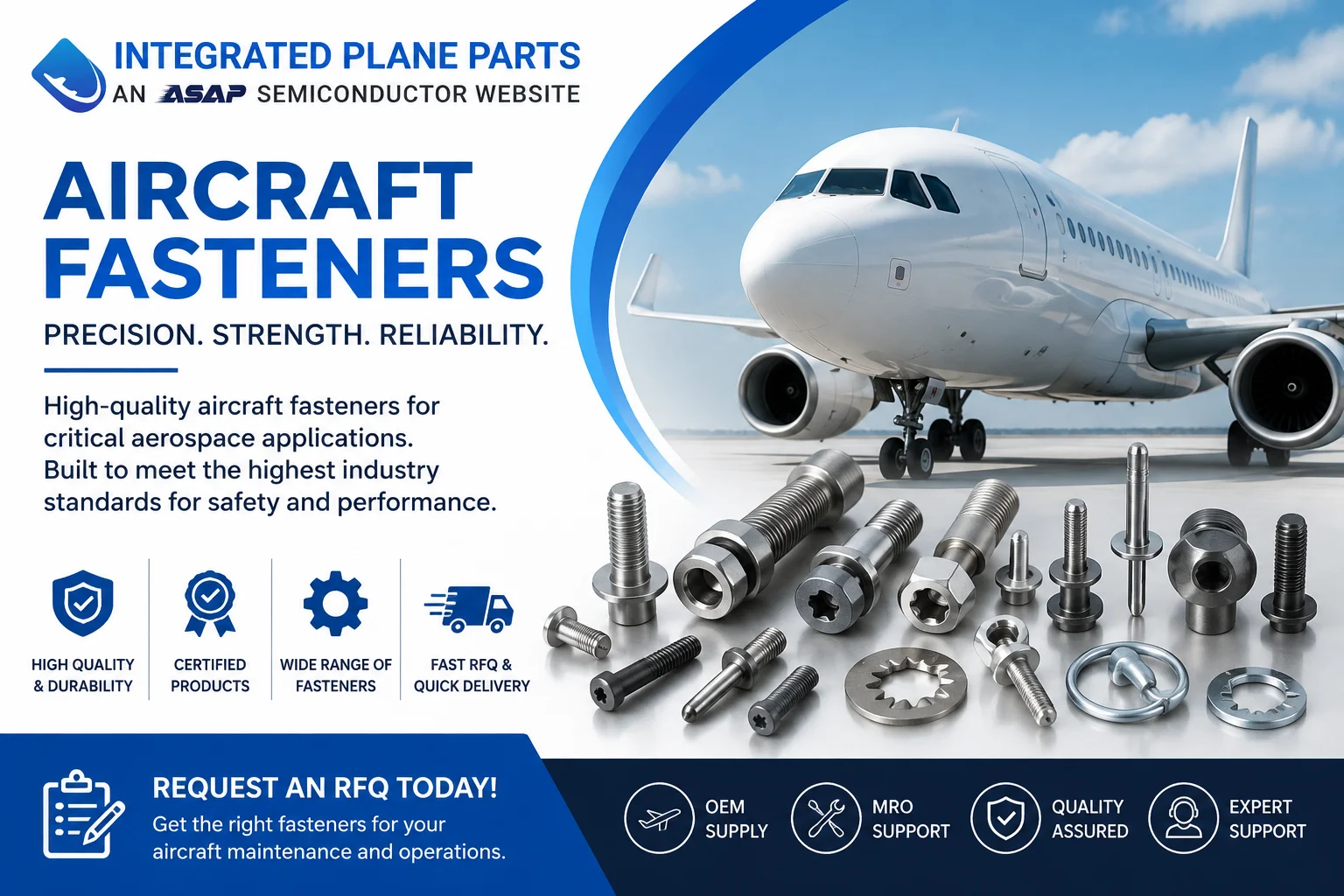 Aircraft Fasteners: The Foundation of Safe and Reliable Aircraft Assembly