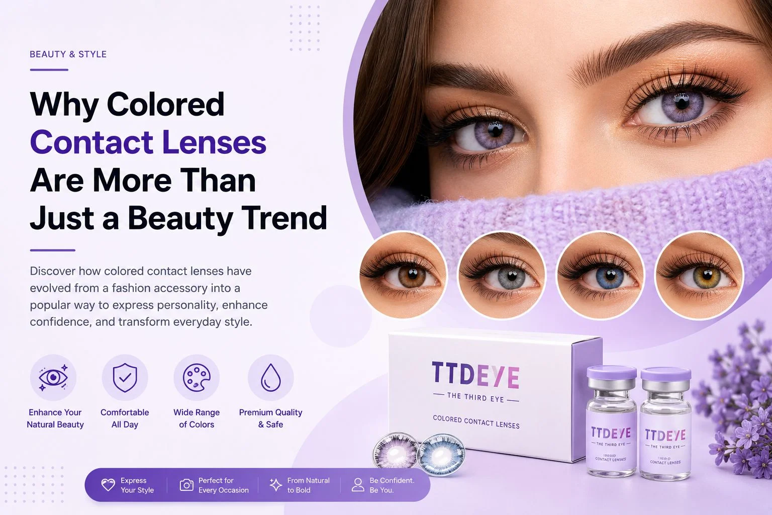 Why Colored Contact Lenses Are More Than Just a Beauty Trend