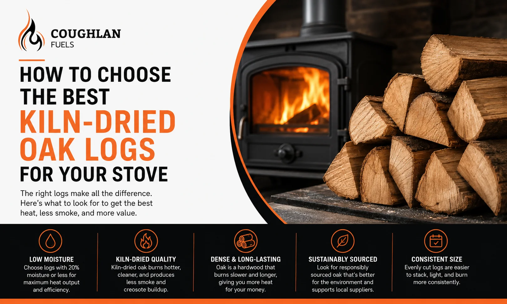 How to Choose the Best Kiln-Dried Oak Logs for Your Stove