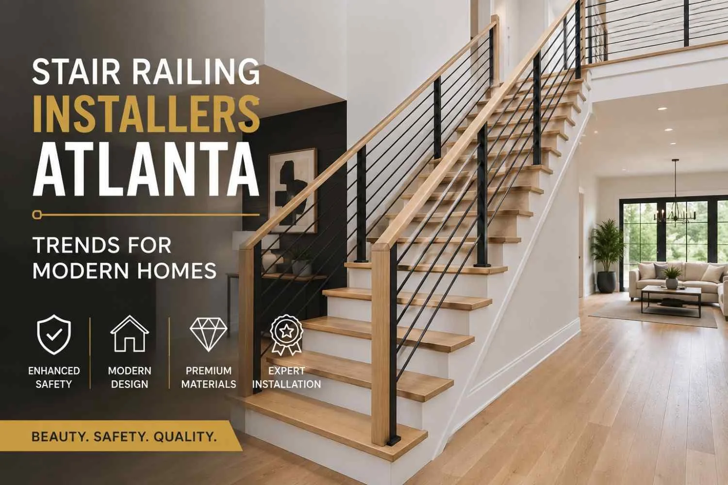Stair Railing Installers Atlanta: Trends for Modern Homes