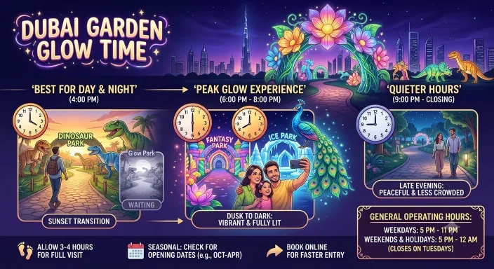 Dubai Garden Glow Time