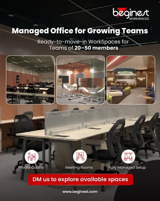 Why Managed Office Space in Bangalore Is the Smart Choice for Growing Businesses  - Beginest