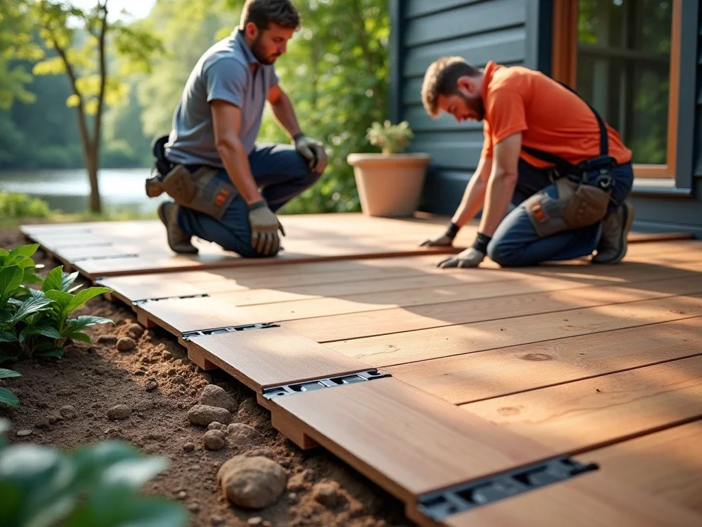 Transform Your Outdoor Space with WPC Decking Installation Dubai