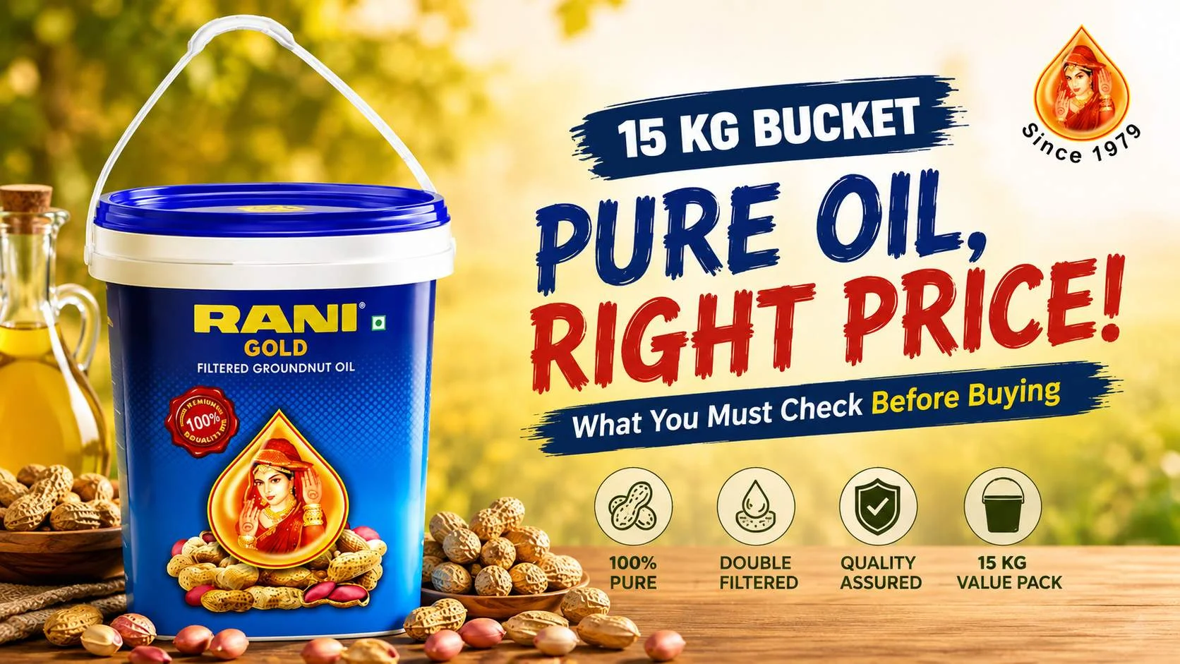 15 KG Groundnut Oil Price: What Should You Check Before Buying?