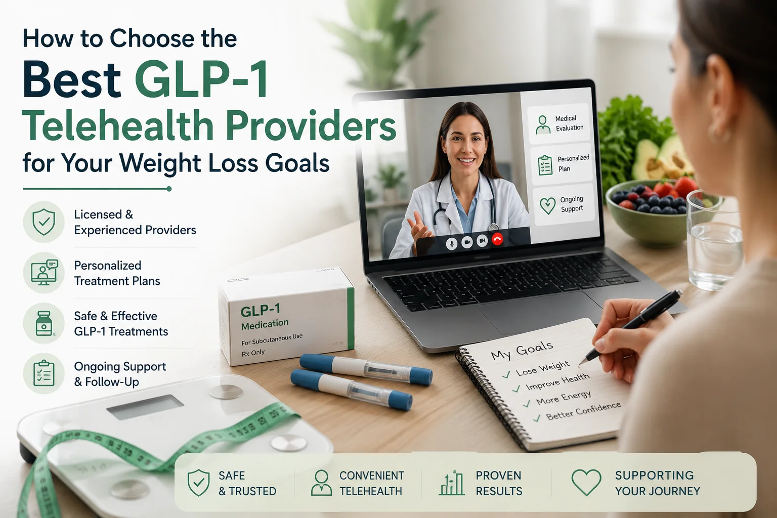 How to Choose the Best GLP-1 Telehealth Providers for Your Weight Loss Goals