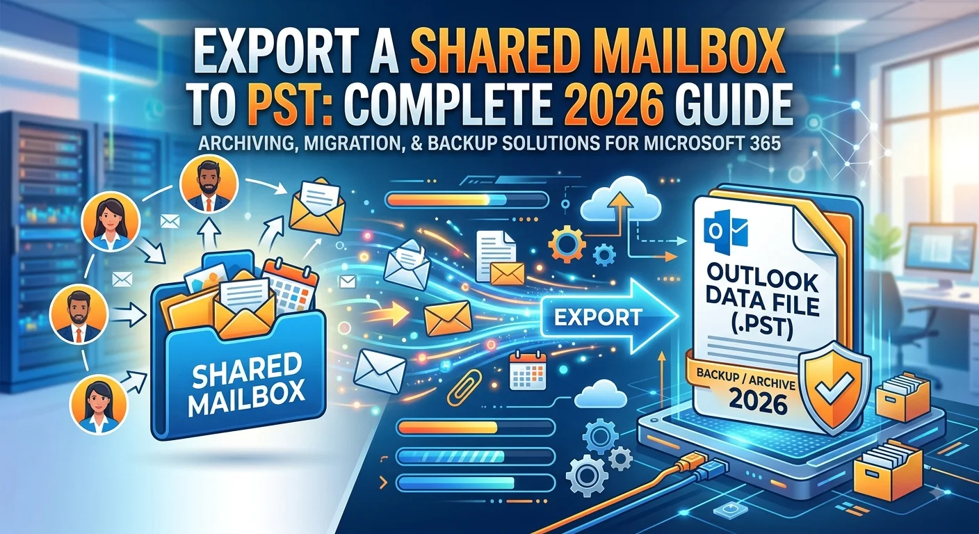 How to Export a Shared Mailbox to PST: Complete 2026 Guide