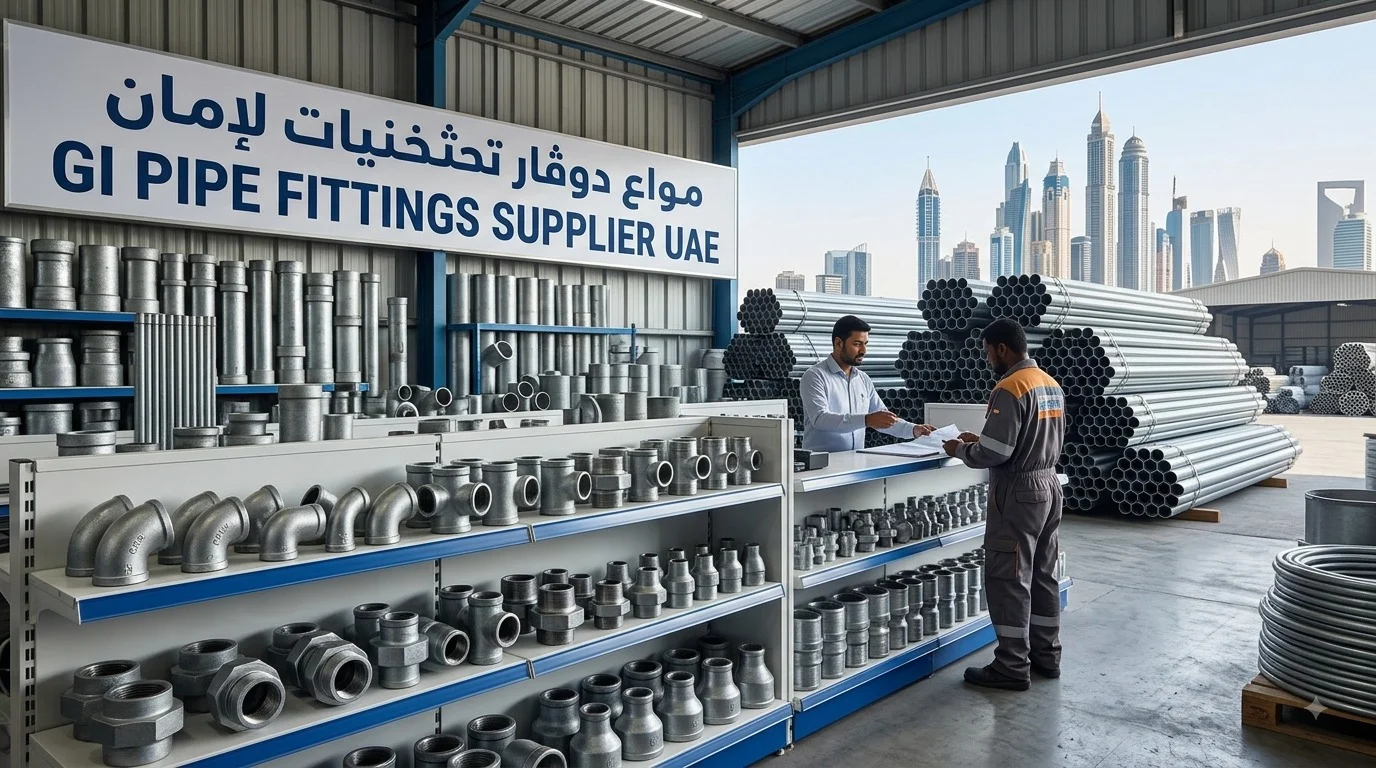 GI Pipe Fittings Supplier UAE – Reliable Galvanized Iron Fittings for Industrial Applications