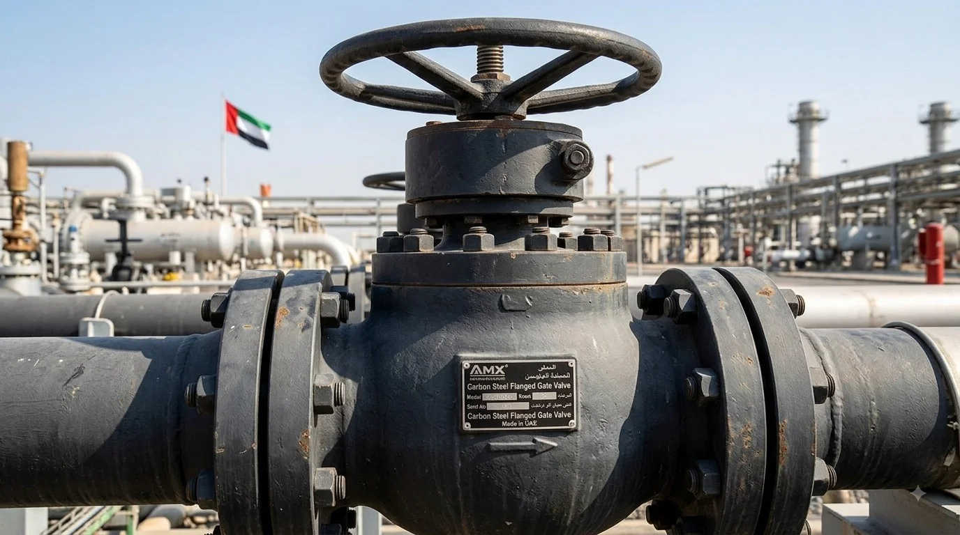 Carbon Steel Flanged Gate Valve UAE: Reliable Flow Control for Industrial Piping Systems
