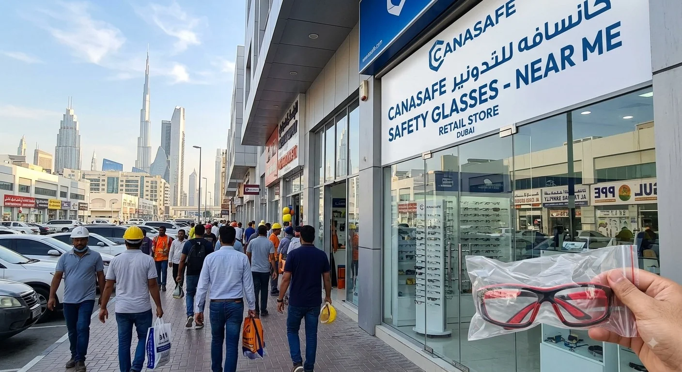 Canasafe Safety Glasses Near Me Dubai – Reliable Eye Protection for Workplaces