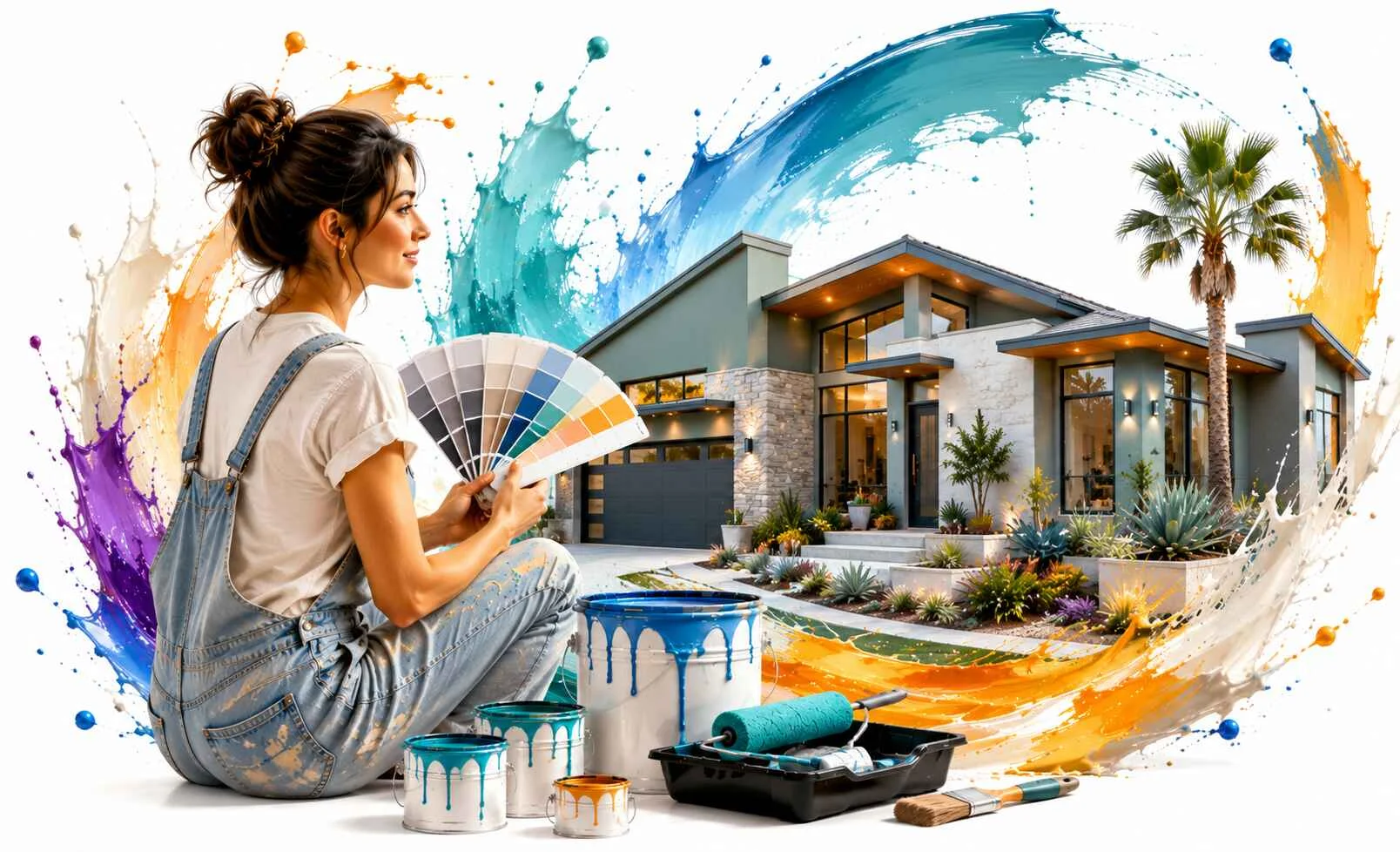How to Choose an Exterior Paint Color for a California Home