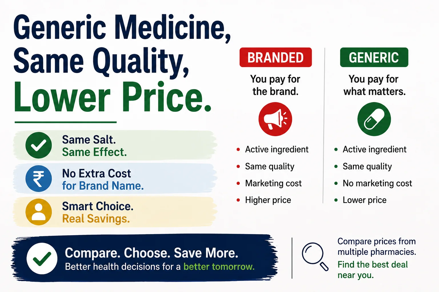 Branded vs Generic Medicines: What's the Real Difference
