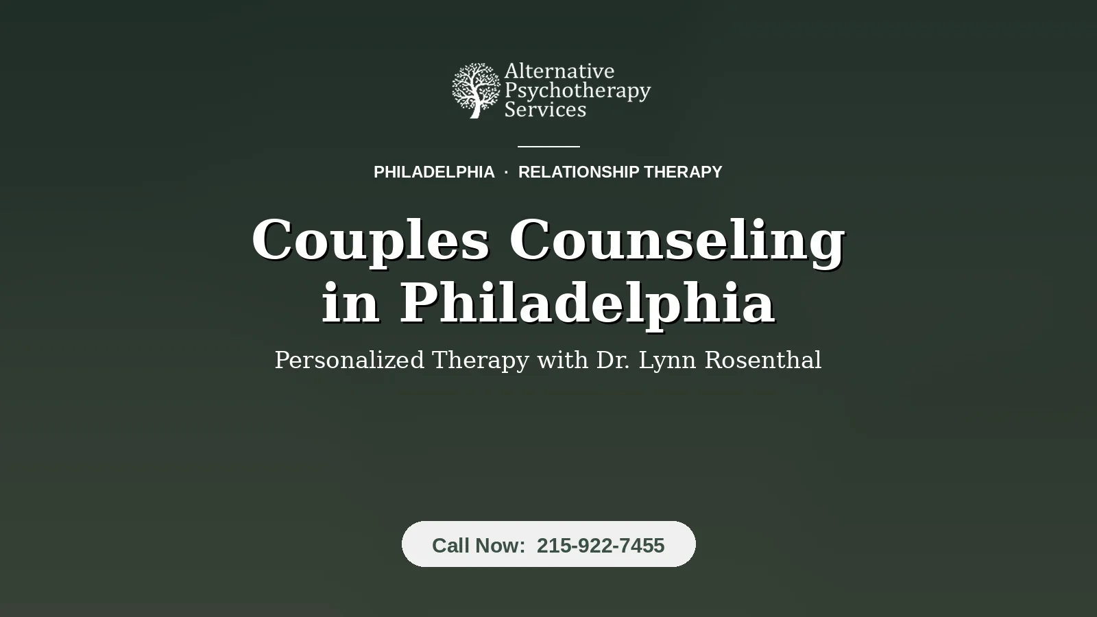 Couples Counseling Philadelphia: Rebuild Connection with Dr. Lynn Rosenthal
