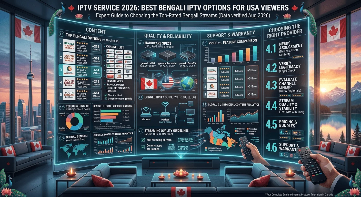 IPTV Service 2026: Best Bengali IPTV Options for USA Viewers