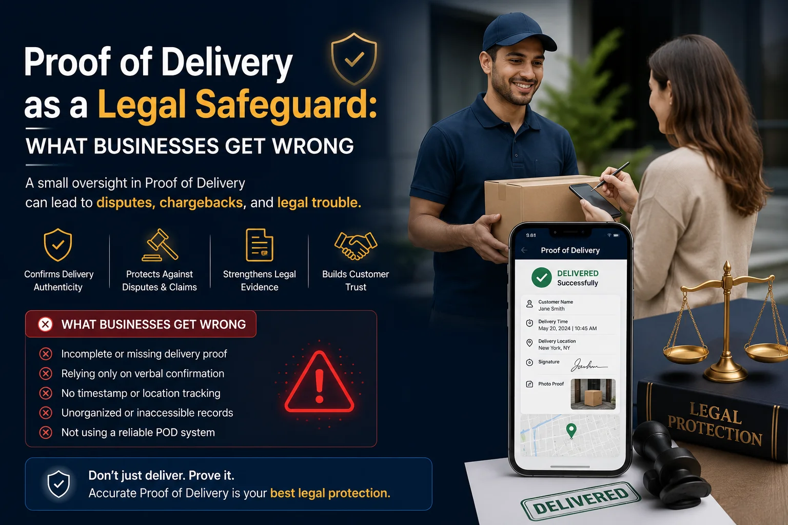 Proof of Delivery as a Legal Safeguard: What Businesses Get Wrong
