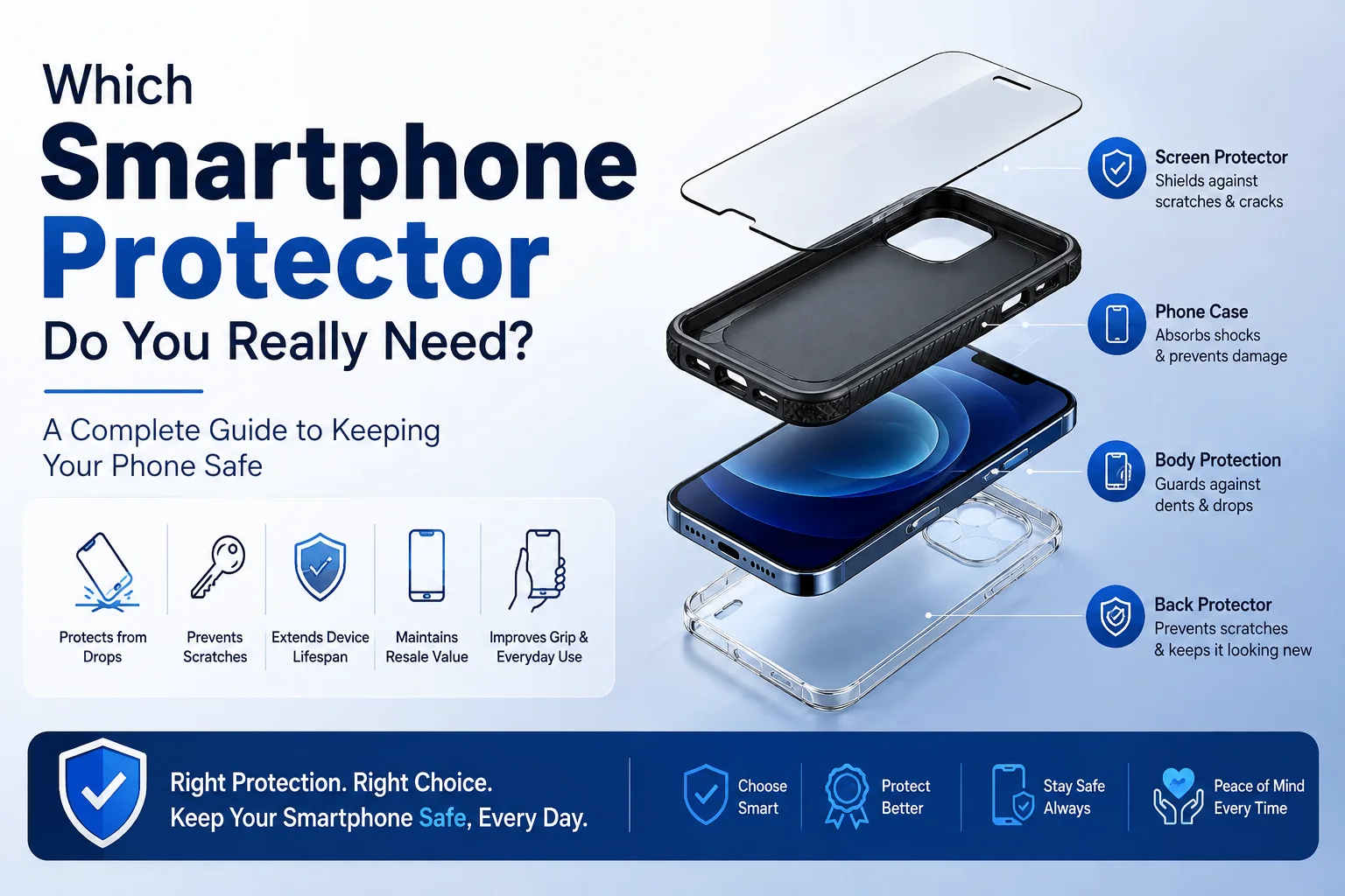 Which Smartphone Protector Do You Really Need? A Complete Guide to Keeping Your Phone Safe