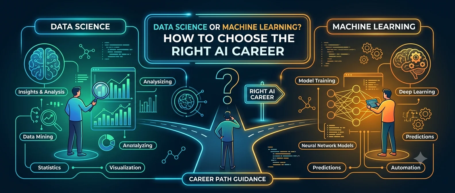 Data Science or Machine Learning? How to Choose the Right AI Career