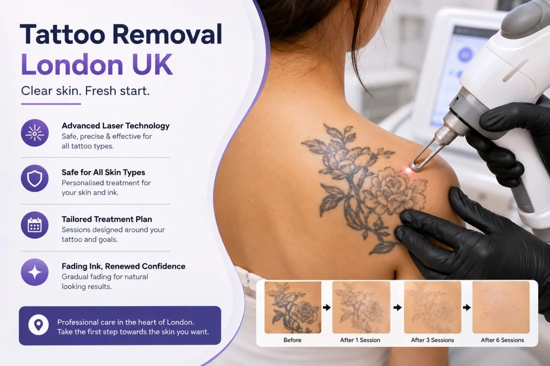 Tattoo Removal in London, UK: What to Know Before Starting Treatment