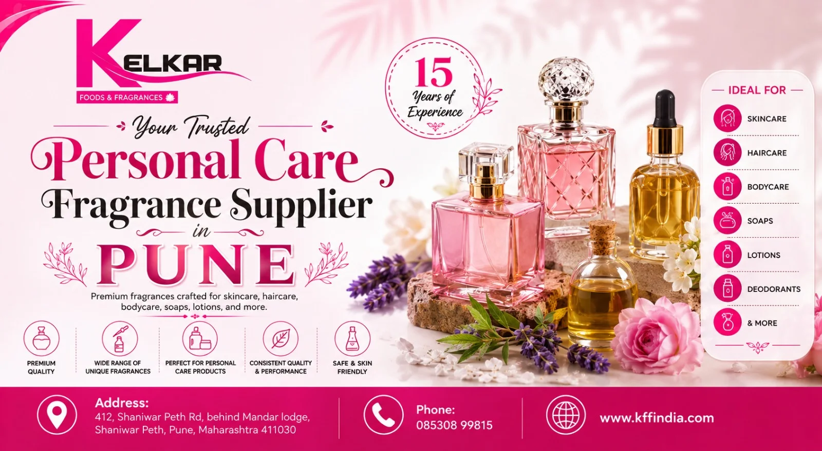 Personal Care Fragrance Supplier in Pune
