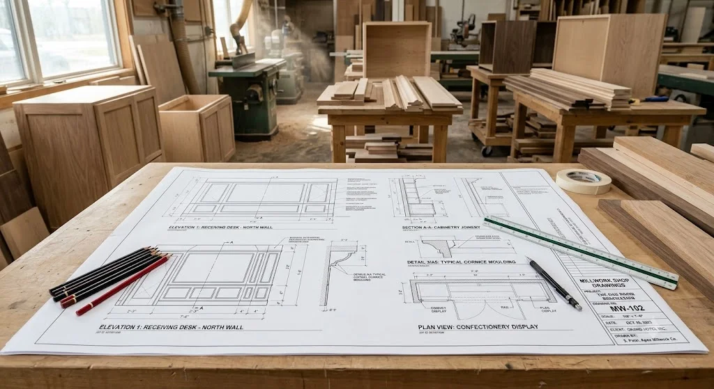 The Role of Millwork Shop Drawings in Commercial Construction Projects
