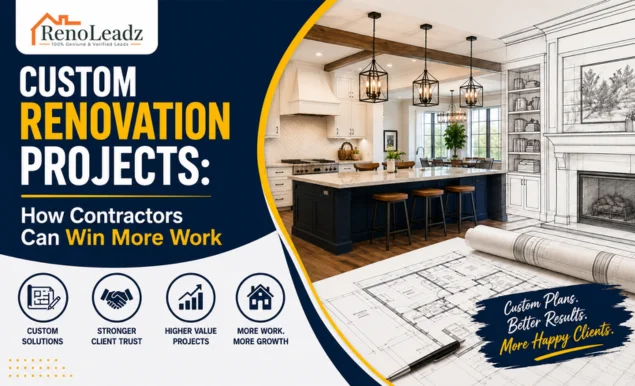 Custom Renovation Projects: How Contractors Can Win More Work