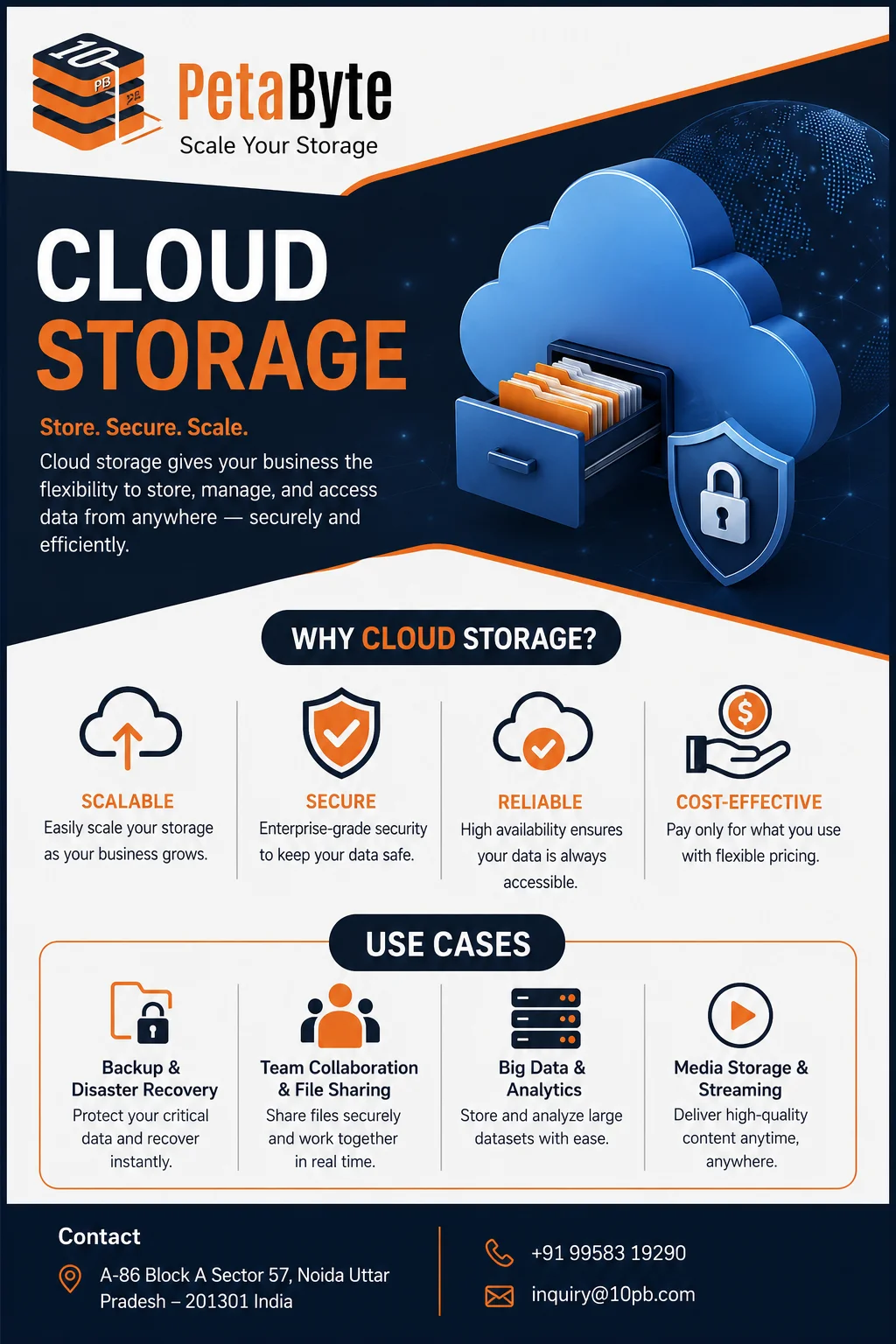 Cloud Storage for Secure and Flexible Data Management