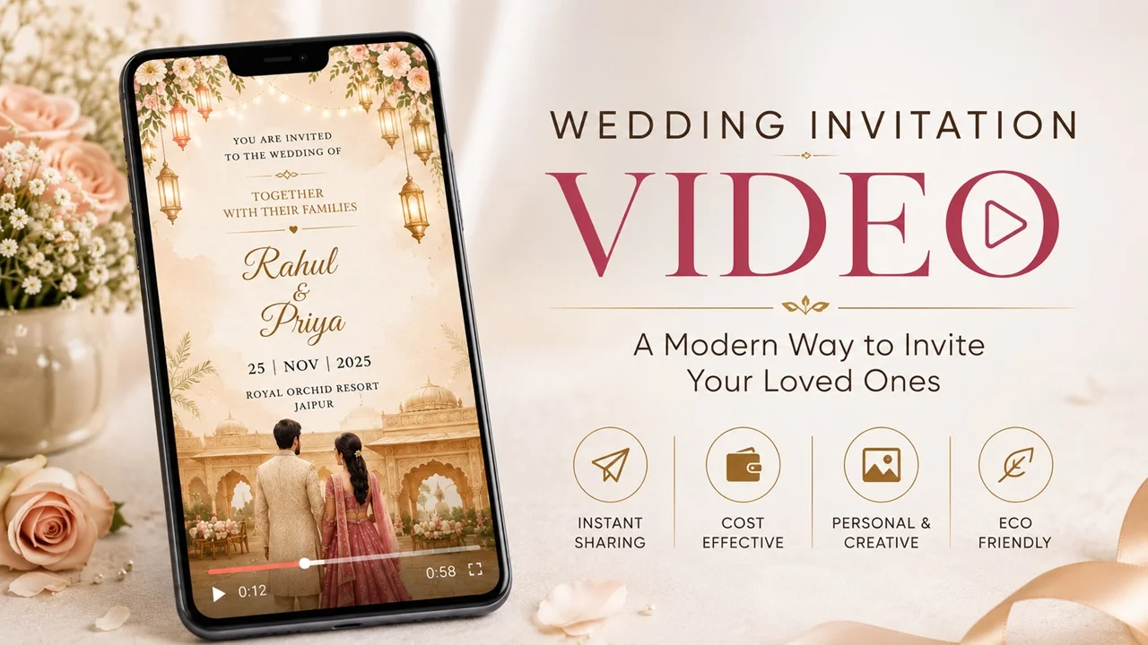 Wedding Invitation Video: A Modern Way to Invite Your Loved Ones