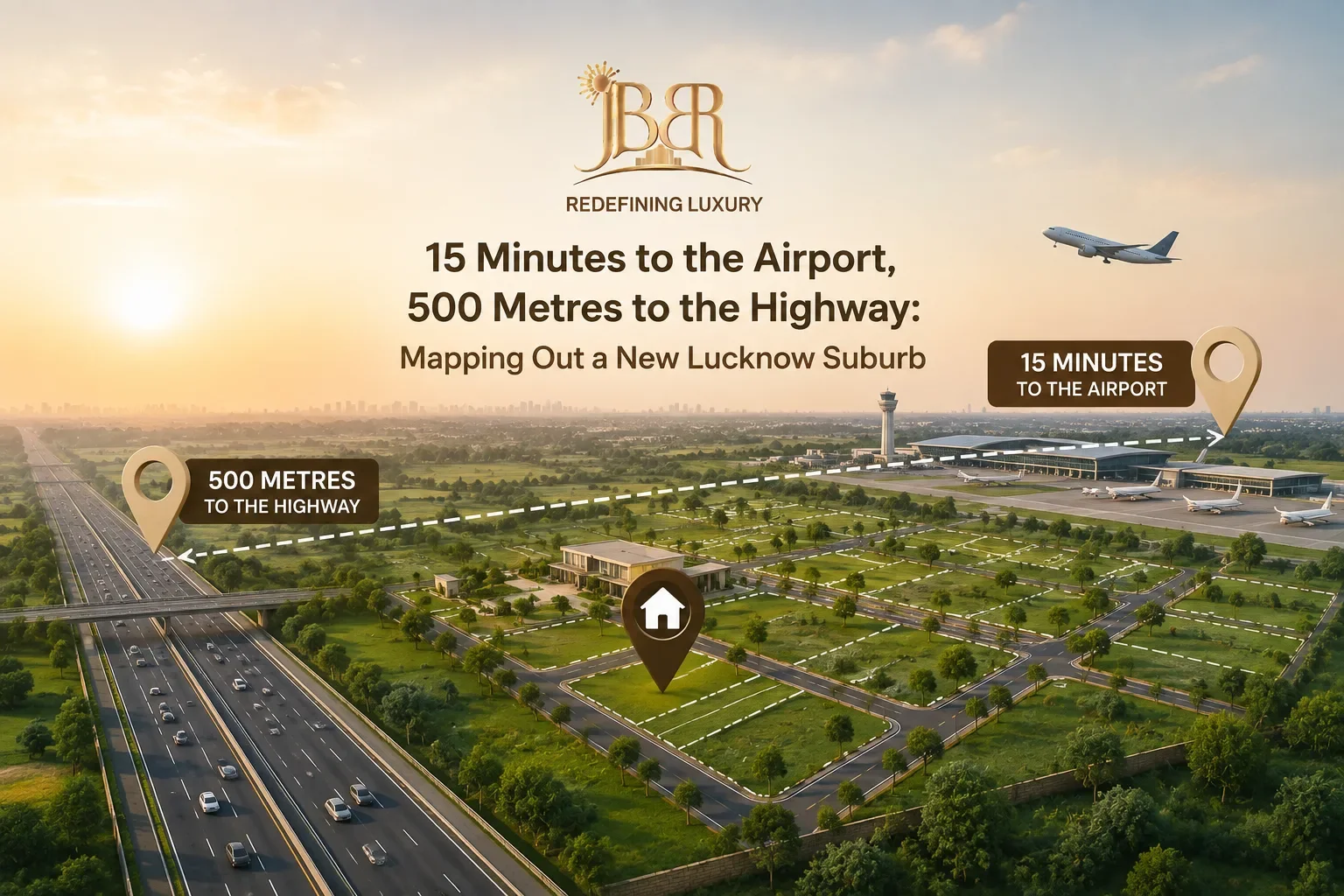15 Minutes to the Airport, 500 Metres to the Highway: Mapping Out a New Lucknow Suburb