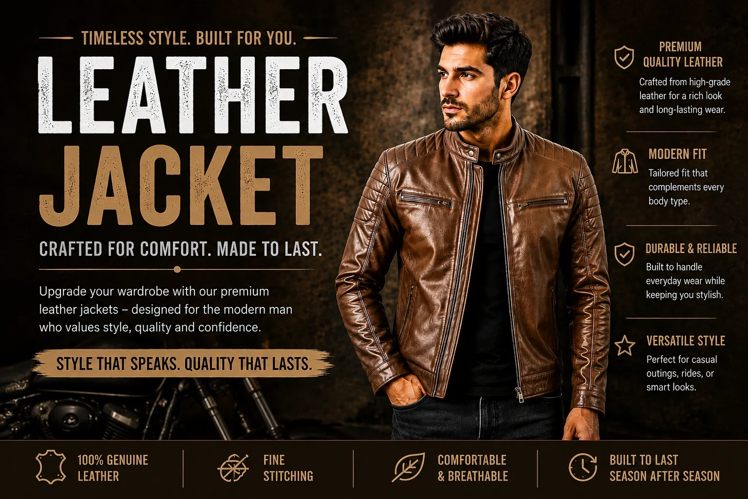 Why Genuine Leather is best for a leather jacket