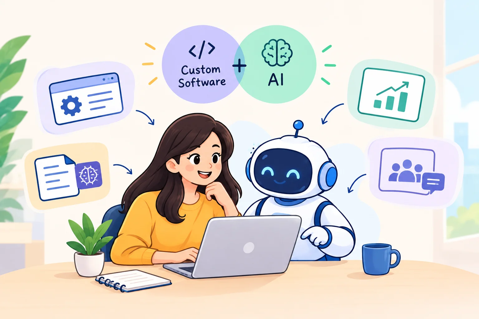 How AI and Custom Software Can Improve Everyday Business Operations