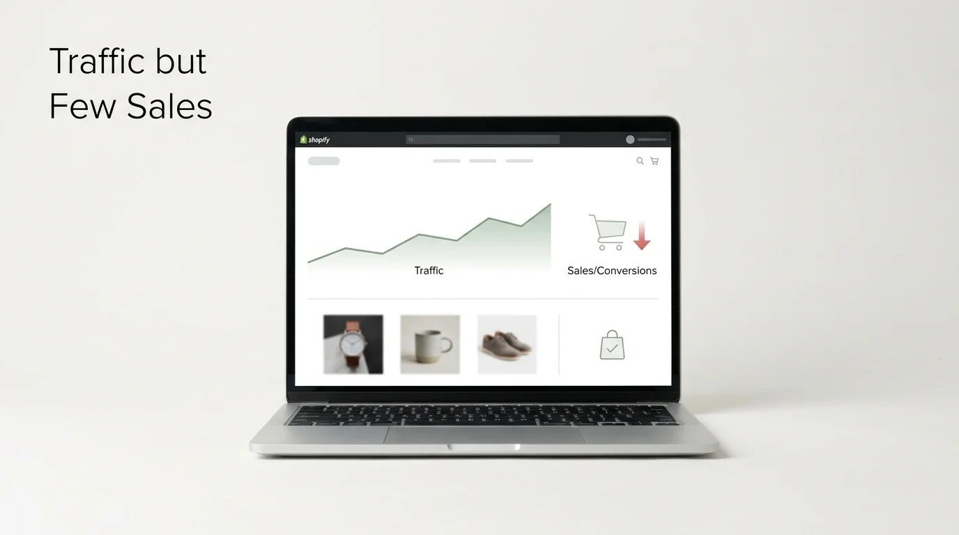 Why Some Shopify Stores Get Traffic but Few Sales