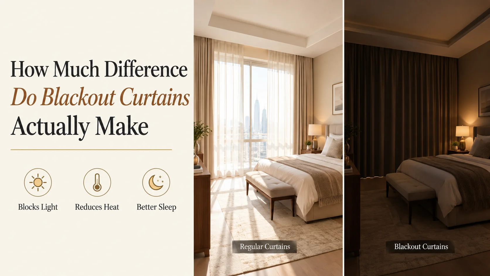 How Much Difference Do Blackout Curtains Actually Make In Dubai Homes