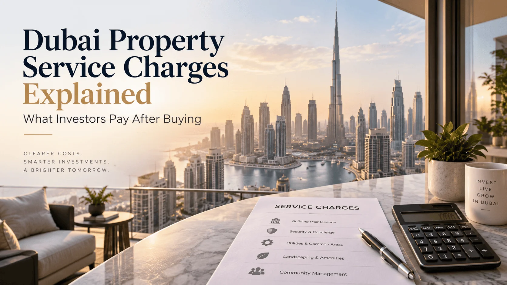 Dubai Property Service Charges Explained: What Investors Pay After Buying