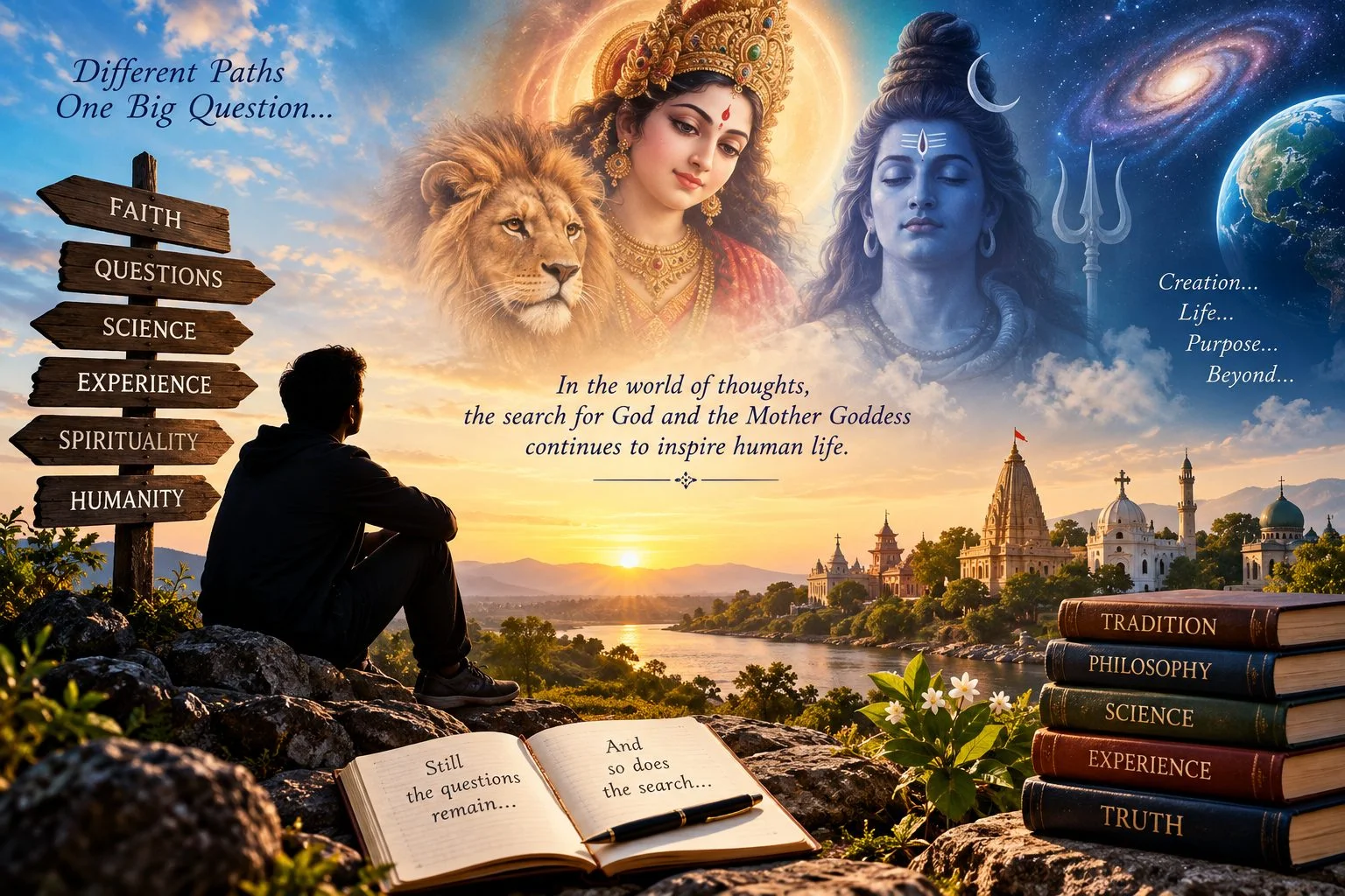 The Existence of God and the Mother Goddess in the World of Thoughts