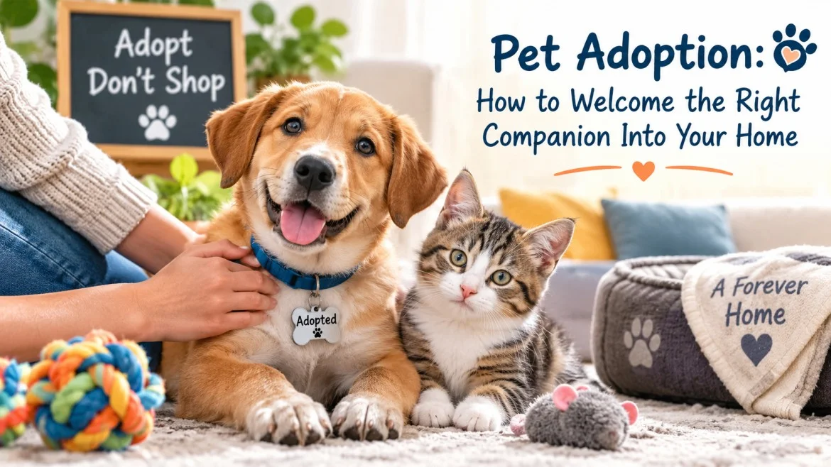 Pet Adoption: How to Welcome the Right Companion Into Your Home