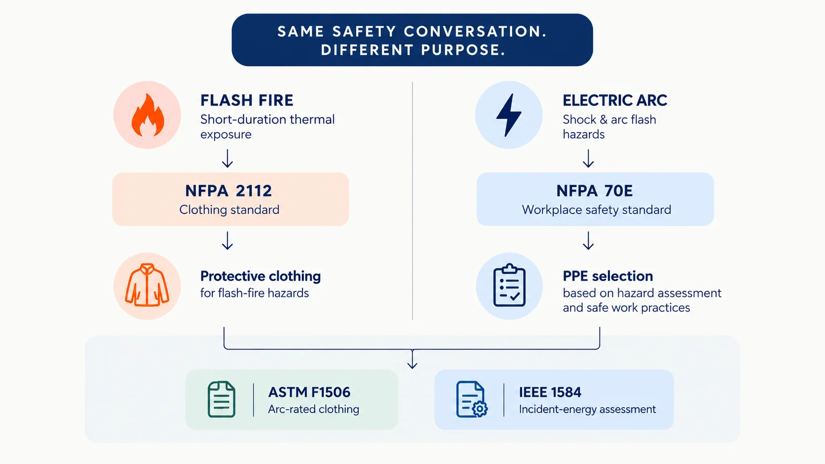 NFPA 2112 vs NFPA 70E: What Is the Difference?