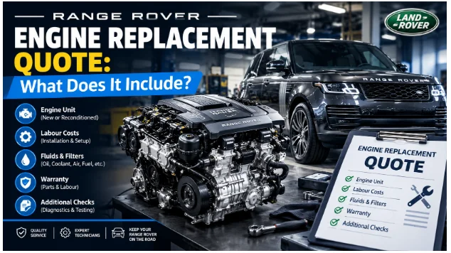 Range Rover Engine Replacement Quote: What Does It Include?