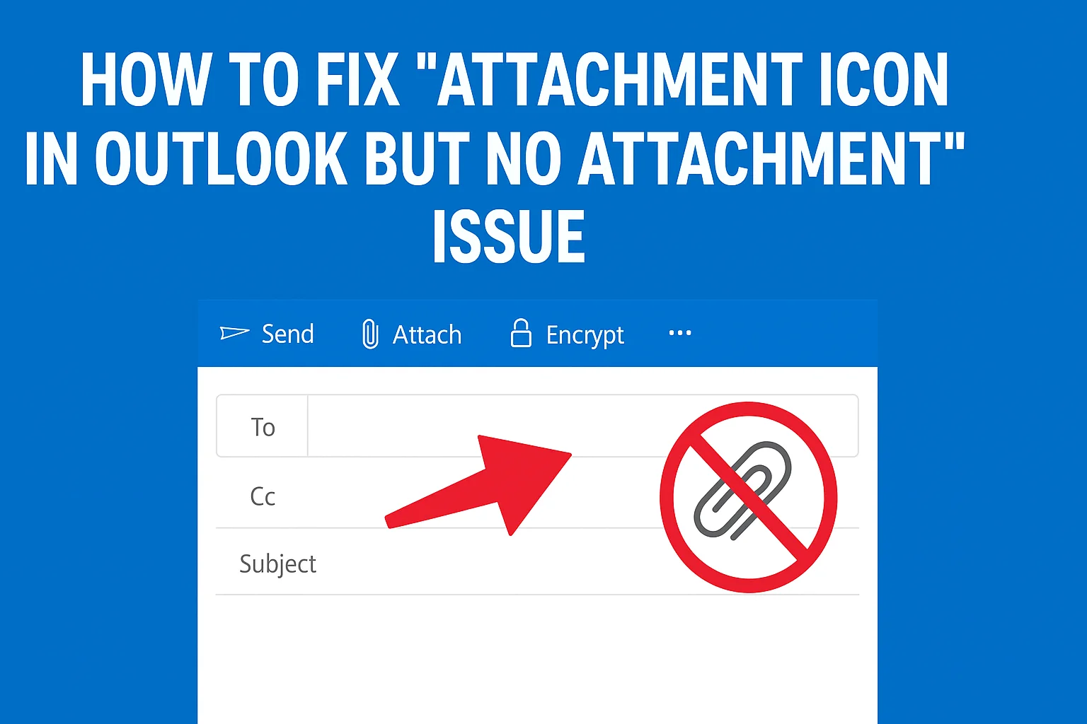Attachment Icon in Outlook But No Attachment Issue