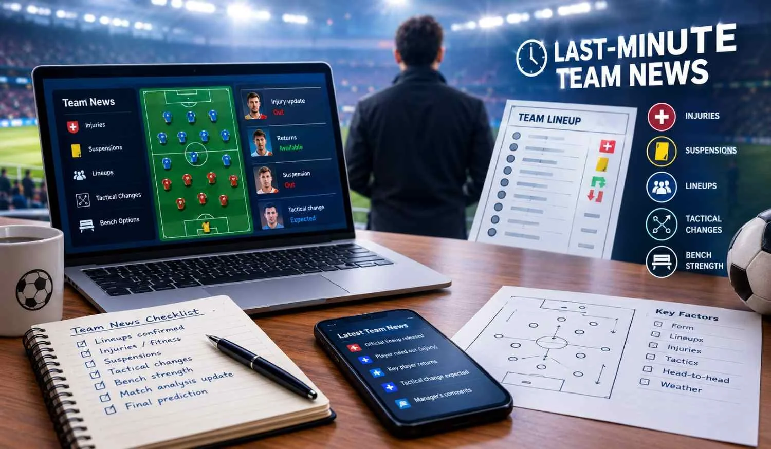 Football Preview Tips: How to Analyse Last-Minute Team News