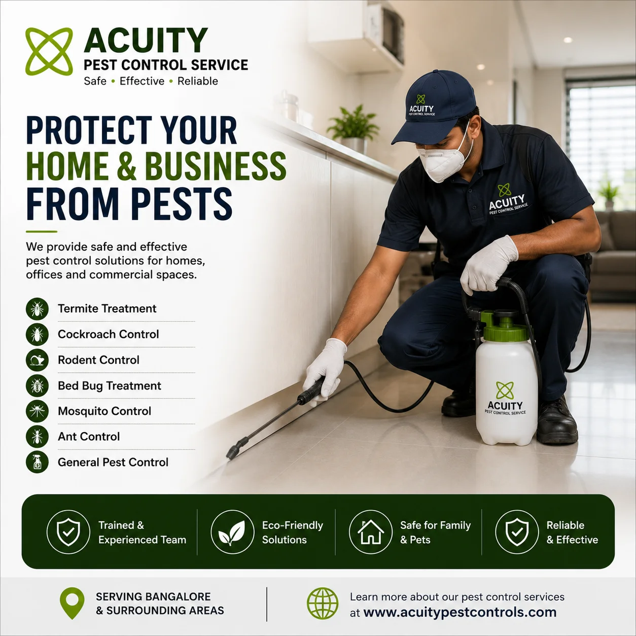Pest Control in Bangalore: Why Early Treatment Matters