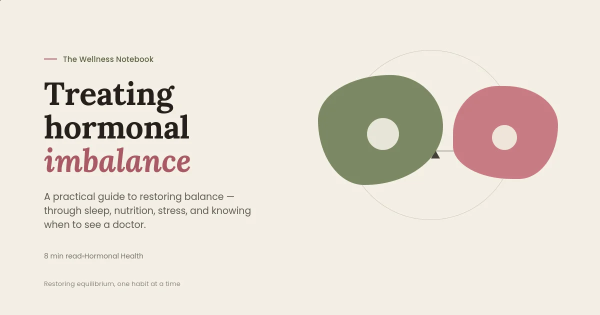 Treating Hormonal Imbalance: A Practical Guide to Restoring Balance Naturally