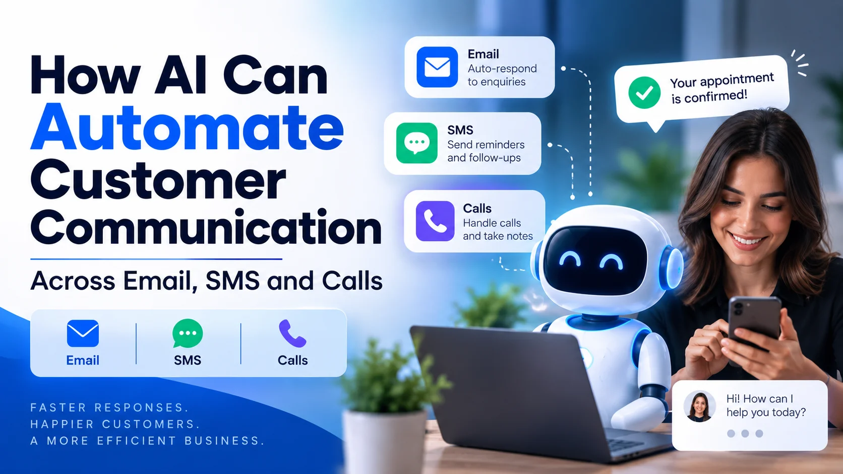 How AI Can Automate Customer Communication Across Email, SMS and Calls