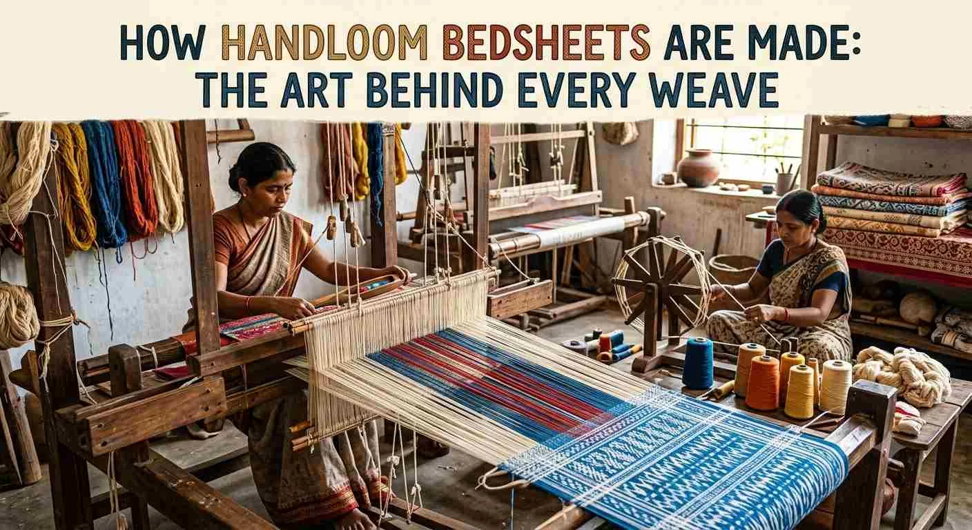 How Handloom Bedsheets Are Made: The Art Behind Every Weave