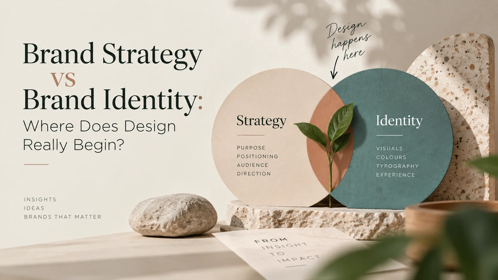 Brand Strategy vs Brand Identity: Where Does Design Really Begin?
