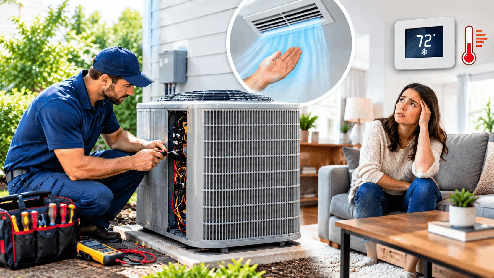 What Does It Mean When My AC Blows Cold Air but Doesn't Cool the House?
