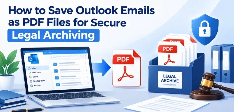 How to Save Outlook Emails as PDF Files for Secure Legal Archiving